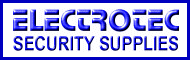 Electrotec Security Supplies burglar alarms logo.